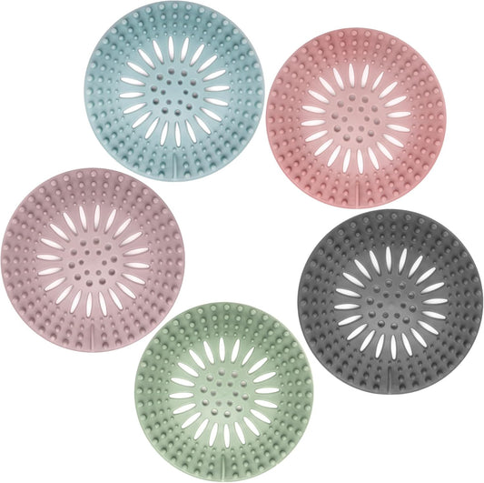 Gotega Sink & Shower Drain Hair Catcher – 5-Pack