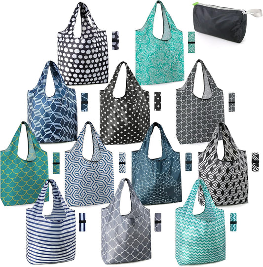 BeeGreen Reusable XL Grocery Bags – 12-Pack