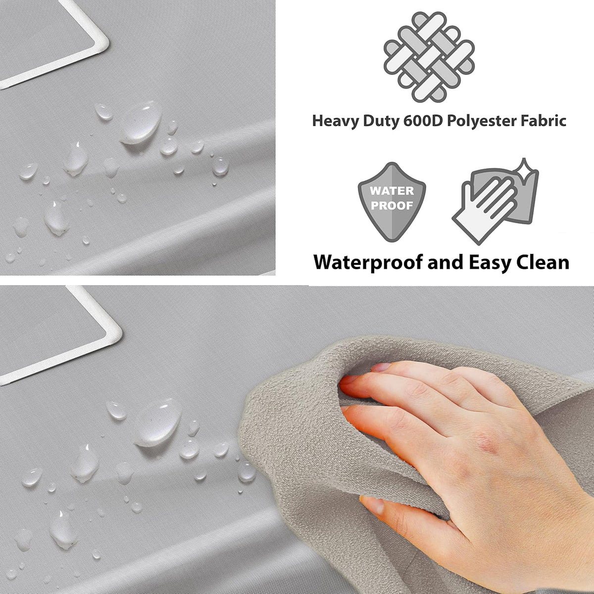 Simple Houseware 3-Bag Rolling Laundry Sorter