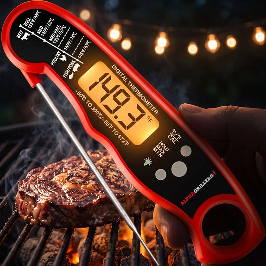 Alpha Grillers Instant-Read Digital Meat Thermometer