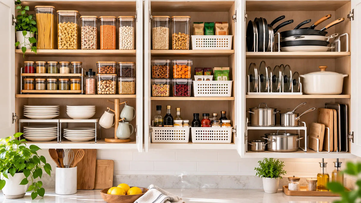 How to Organize Kitchen Cabinets for Maximum Storage