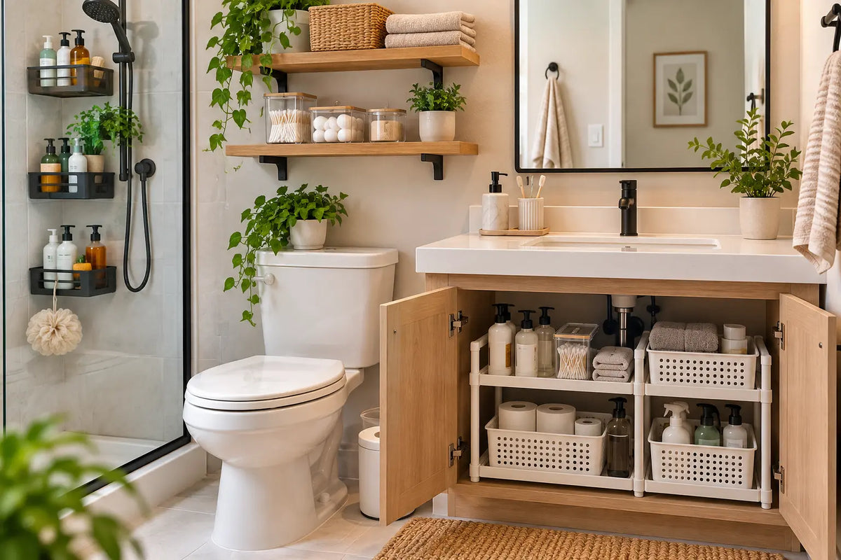 How to Organize a Small Bathroom With Limited Storage