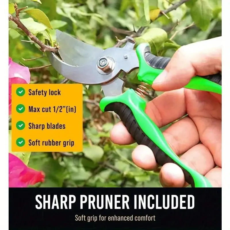 8-Piece Garden Hand Tool Set – Essential Gardening Kit