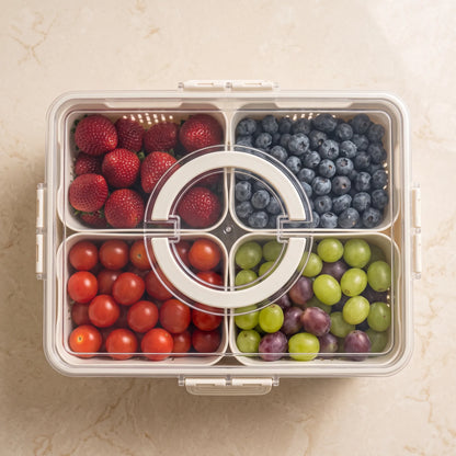 2-Piece Airtight Fruit & Vegetable Storage Containers