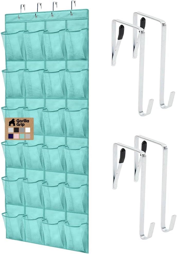 Gorilla Grip 24-Pocket Over-the-Door Shoe Organizer