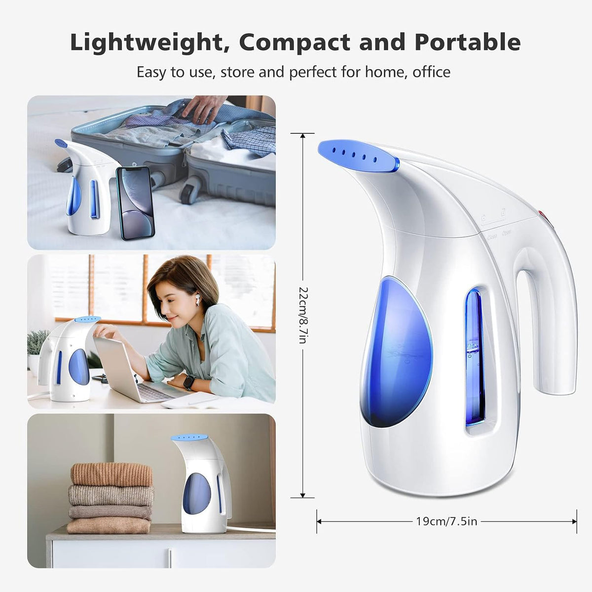 HiLIFE Portable Handheld Clothes Steamer – 700W