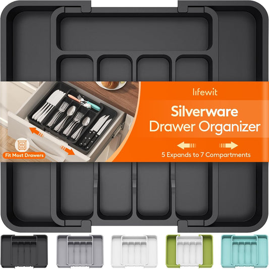 Ukeetap Expandable Extra-Large Silverware Organizer