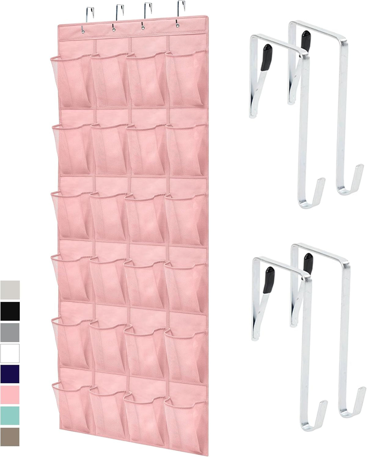 Gorilla Grip 24-Pocket Over-the-Door Shoe Organizer