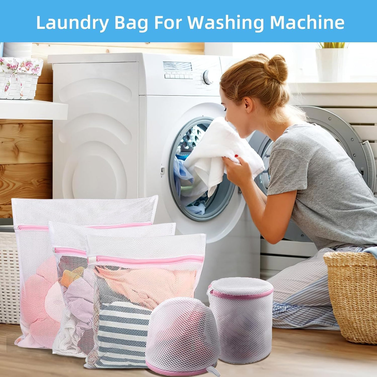 GOGOODA Mesh Laundry Bags for Delicates
