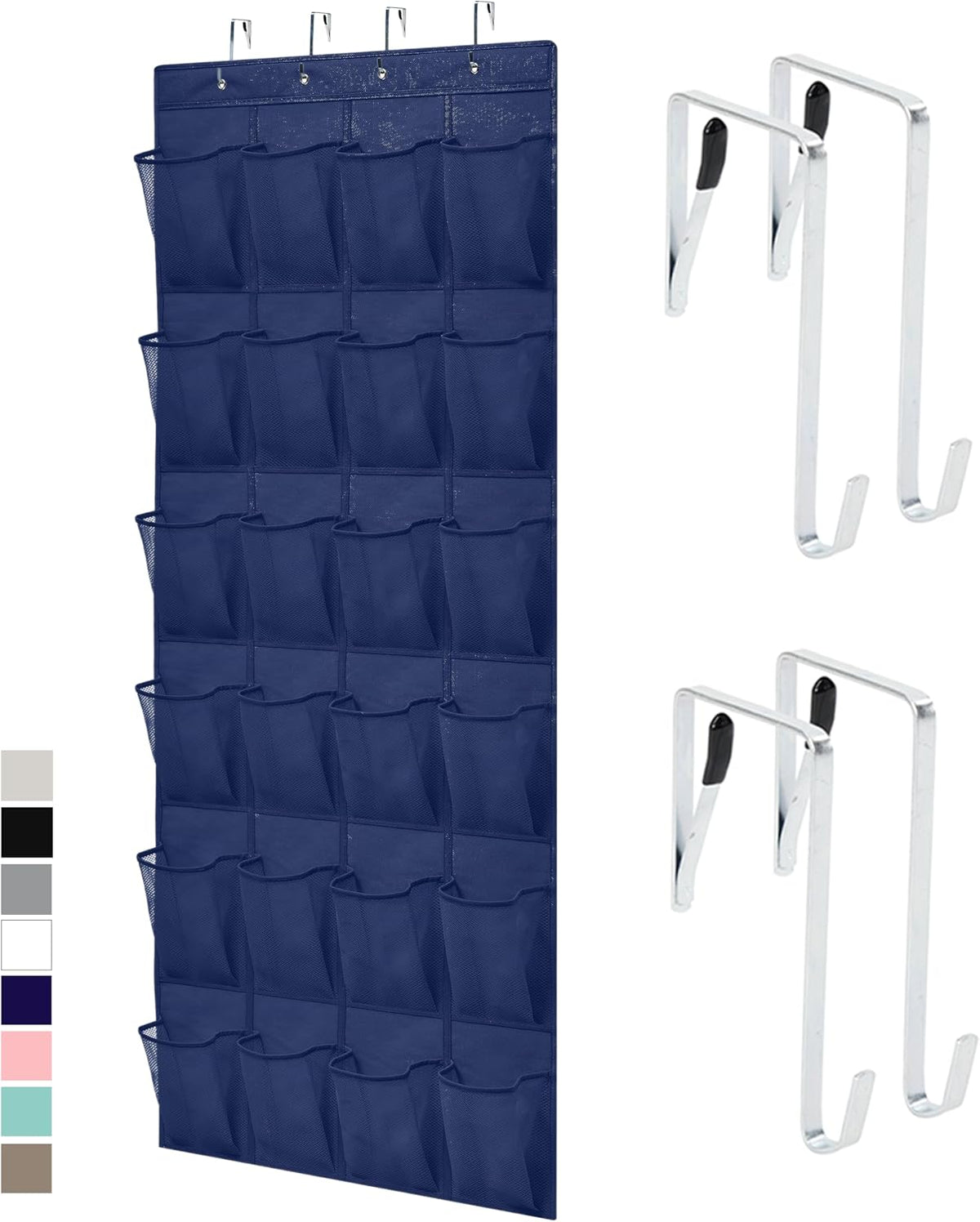 Gorilla Grip 24-Pocket Over-the-Door Shoe Organizer