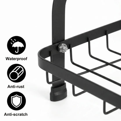 Space-Saving 2-Tier Dish Rack