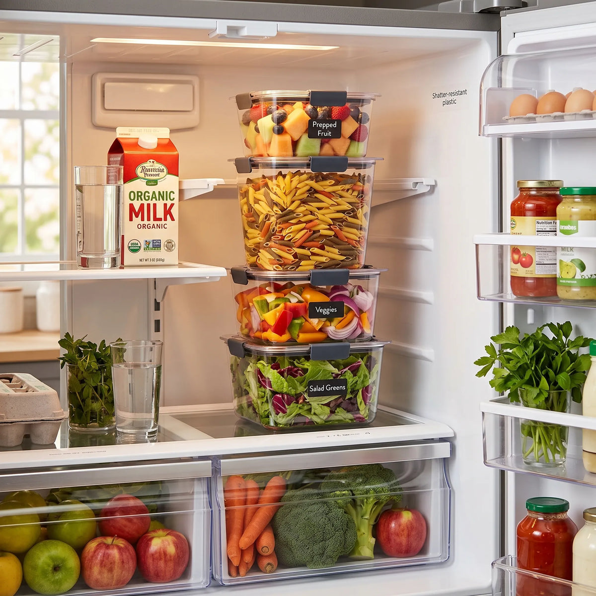 Rubbermaid Brilliance 10-Piece Airtight Pantry Storage Set
