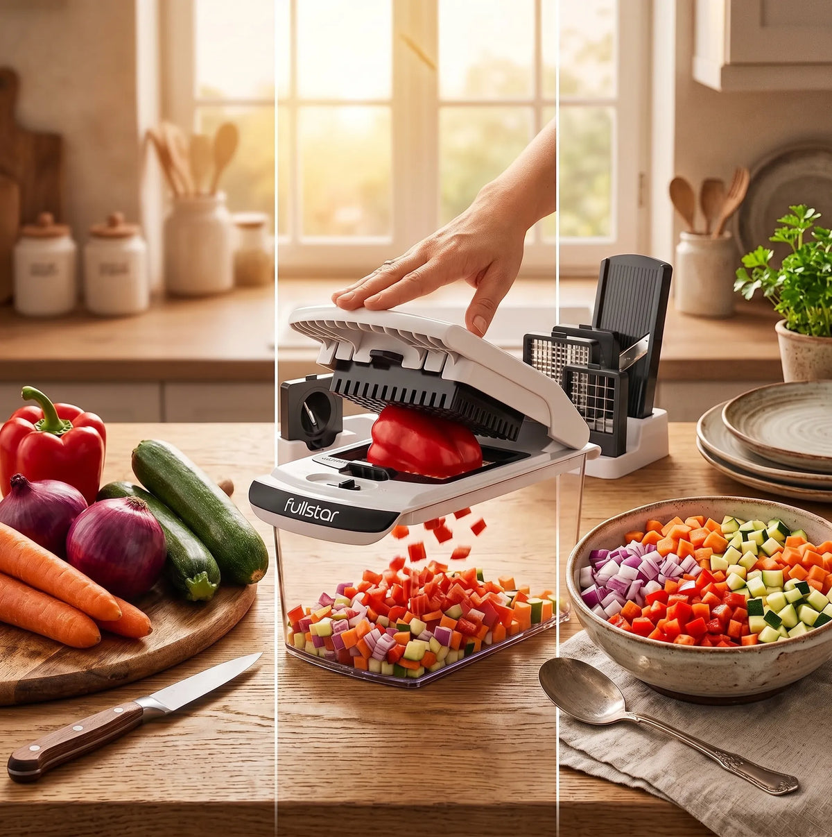 Fullstar Pro Vegetable Chopper & Spiralizer