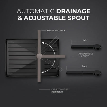 Space-Saving 2-Tier Dish Rack