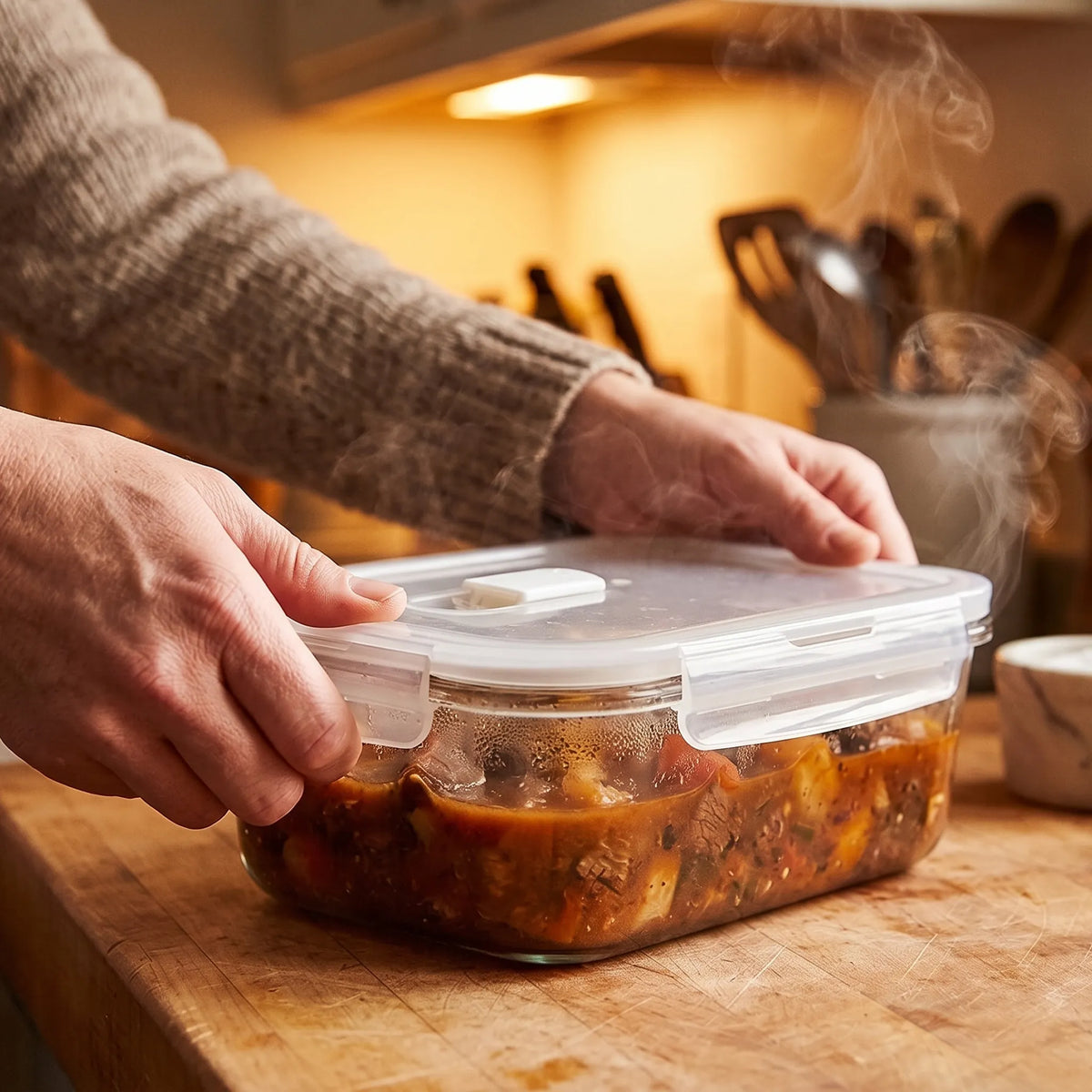 PrepNaturals 30oz Glass Meal Prep Containers – 5-Pack