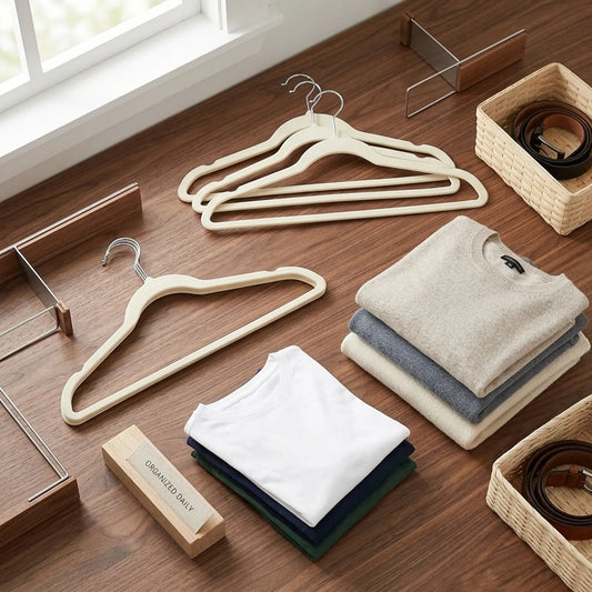 Amazon Basics Slim Velvet Non-Slip Hangers – 100-Pack