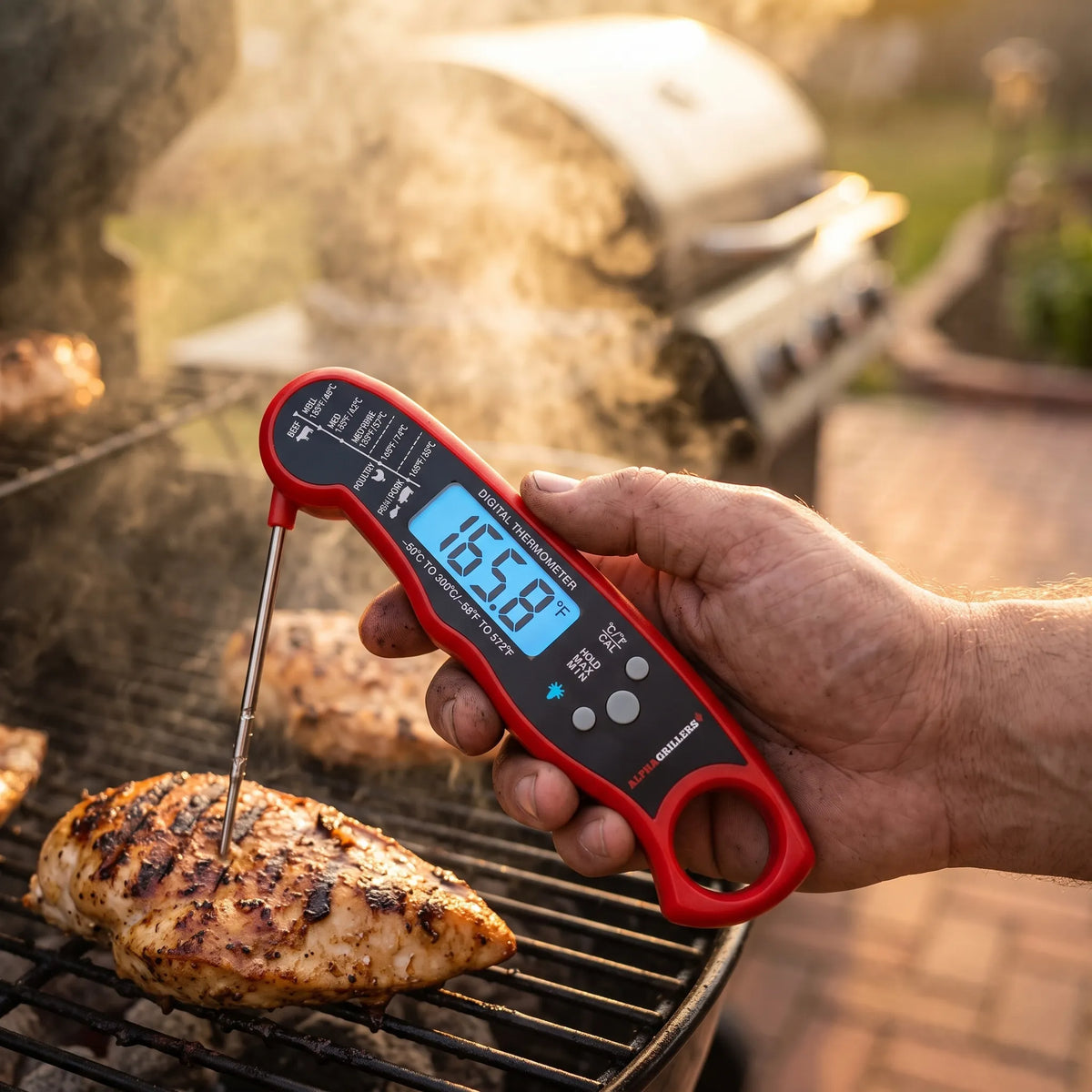 Alpha Grillers Instant-Read Digital Meat Thermometer