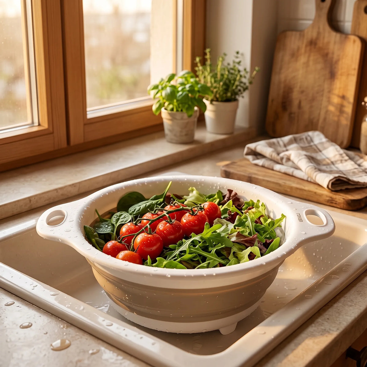 Gevoli Collapsible Colander Set – 3 Piece Set