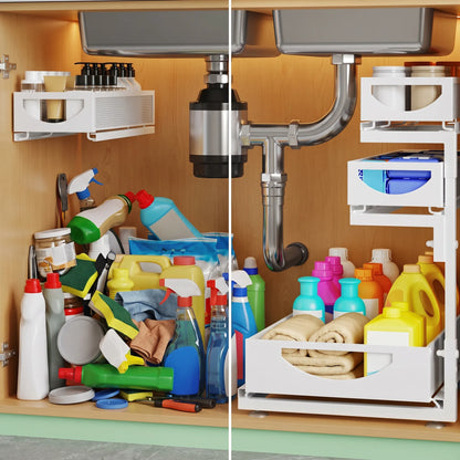3-Tier Pull-Out Under-Sink Organizer